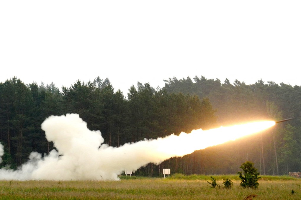 A rocket launcher is fired during a military exercise in Lithuania in June. Vilnius has accused Russia of orchestrating a spike in GPS jamming.