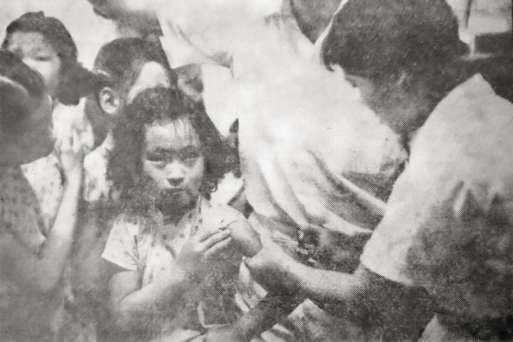 A girl receives an anti-cholera injection at a government clinic in Hong Kong, in 1961. Photo: SCMP Archives