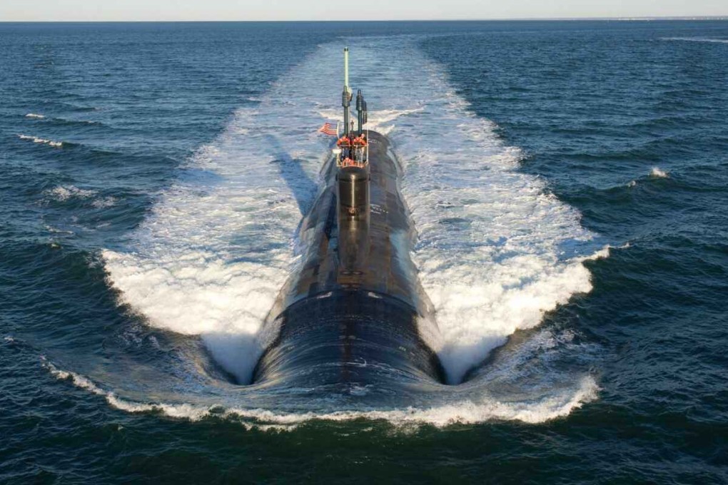 A Virginia-class nuclear-powered attack submarine that Australia will acquire starting in the early 2030s through the Aukus deal. Photo: US Navy