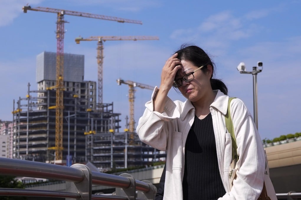 A building construction site in Shanghai. Photo: AP