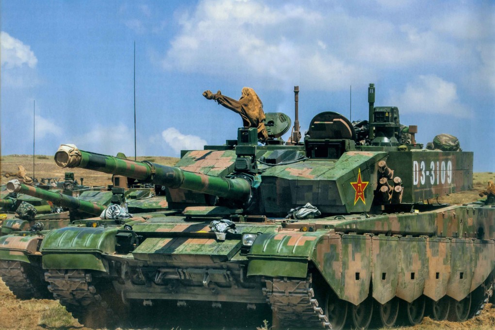 The Chinese Type 99A2 is the most modern main battle tank in service with the PLA but an analyst says the Victory Day parade on September 3 will showcase evolving technology and Beijing’s changing view of the tank’s role on the battlefield. Photo: Handout