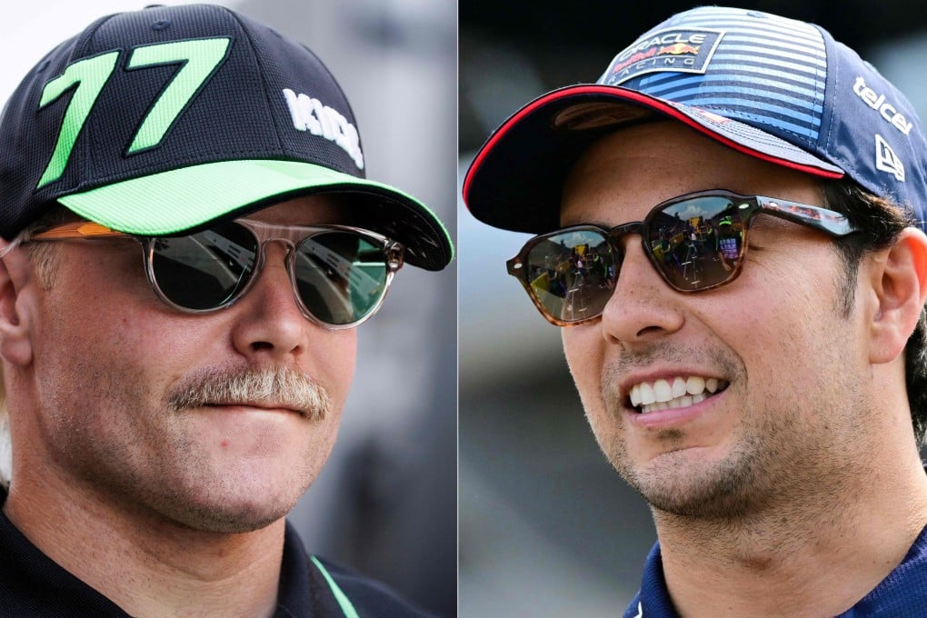 Valtteri Bottas (left) and Sergio Perez have been handed the two seats for Cadillac’s debut season in Formula 1 in 2026. Photo: AFP