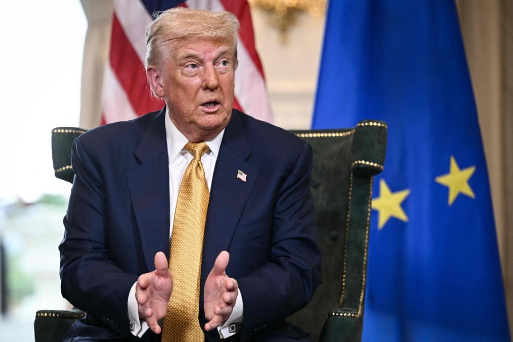 US President Donald Trump has threatened tariffs and export restrictions on countries applying digital laws and taxes to American firms. Photo: AFP
