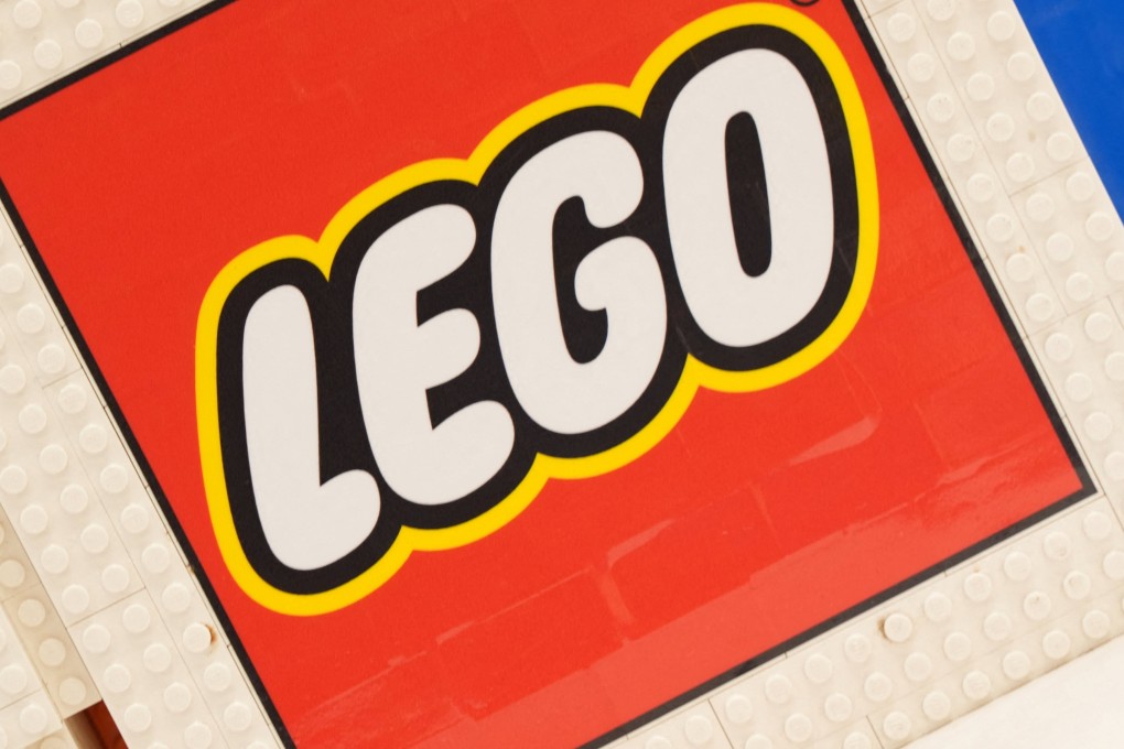 A Lego logo is displayed in one of their stores in Copenhagen, Denmark. Photo: Reuters