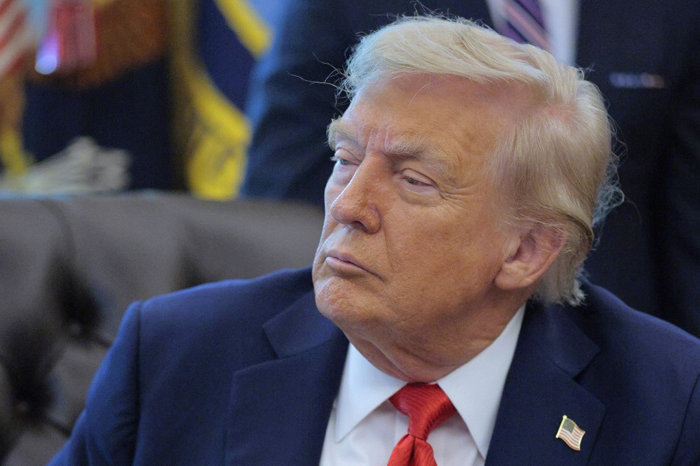 US President Donald Trump talks to journalists at the White House on Monday. Photo: TNS