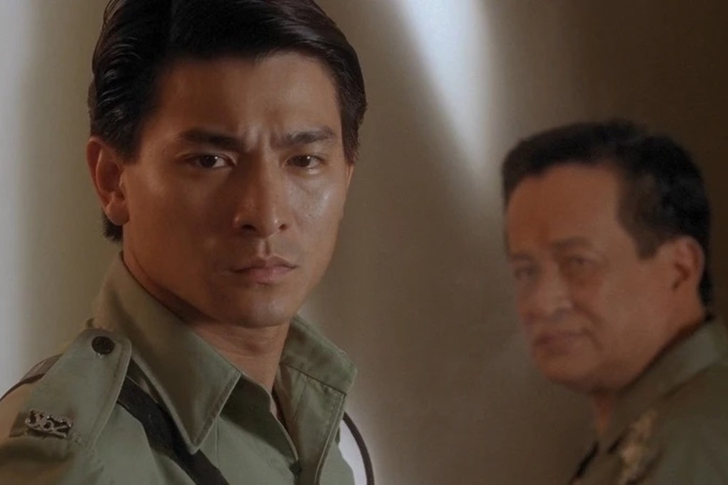 Andy Lau (left) and Kwan Hoi-san in a still from the 1991 movie Lee Rock. Photo: Handout