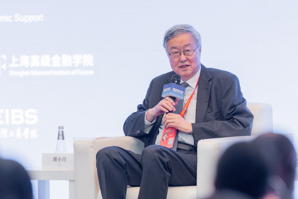 Former People’s Bank of China governor Zhou Xiaochuan at the Lujiazui Forum in Shanghai in June 18. Photo: VCG via Getty Images