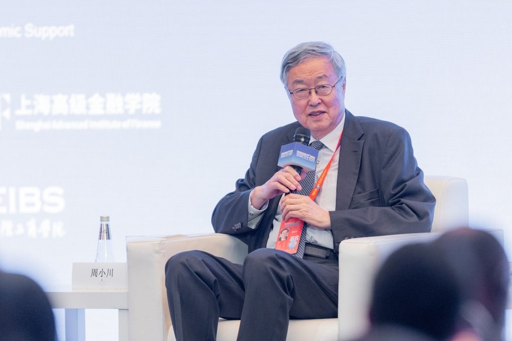 Former People’s Bank of China governor Zhou Xiaochuan at the Lujiazui Forum in Shanghai in June 18. Photo: VCG via Getty Images