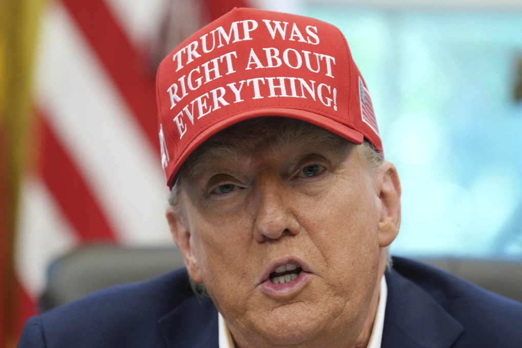 US President Donald Trump in the Oval Office of the White House. Photo: AP