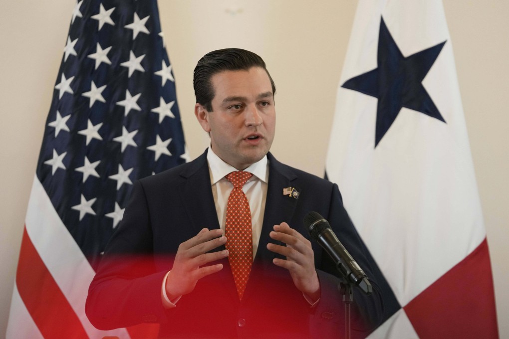 US Ambassador to Panama Kevin Cabrera during a press conference in Panama City in May. Photo: AP