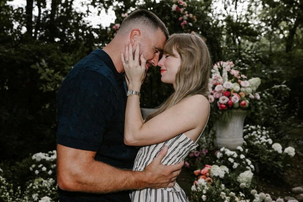An Instagram post announcing the engagement of Travis Kelce and Taylor Swift comes with a message reading: “Your English teacher and your gym teacher are getting married.” We take a look at some of the major events in their relationship. Photo: Instagram/taylorswift, killatrav