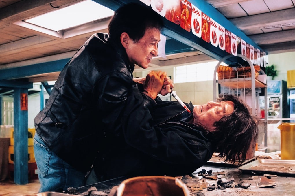 Jackie Chan as ex-policeman Wong (left) and Tony Leung Ka-fai as “The Shadow” in a still from The Shadow’s Edge, directed by Larry Yang.