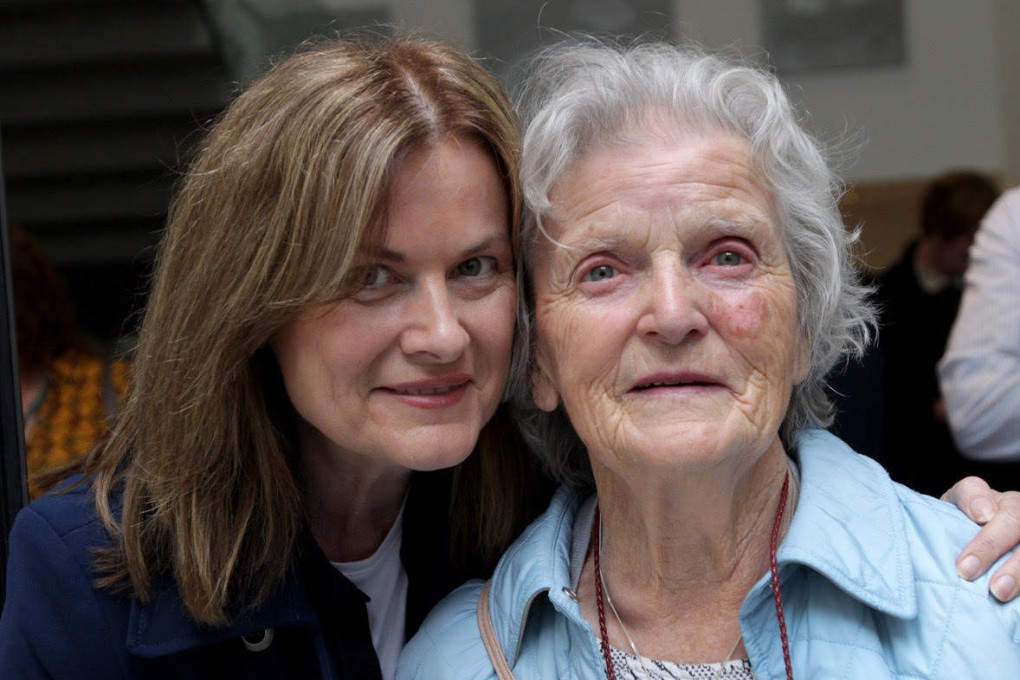 Irish psychologist Dr Sabina Brennan (left) is pictured with her mother, who was in her 80s when she succumbed to dementia. Brennan is adamant that to look after somebody with dementia well, you first need to look after yourself well. Photo: Sabina Brennan