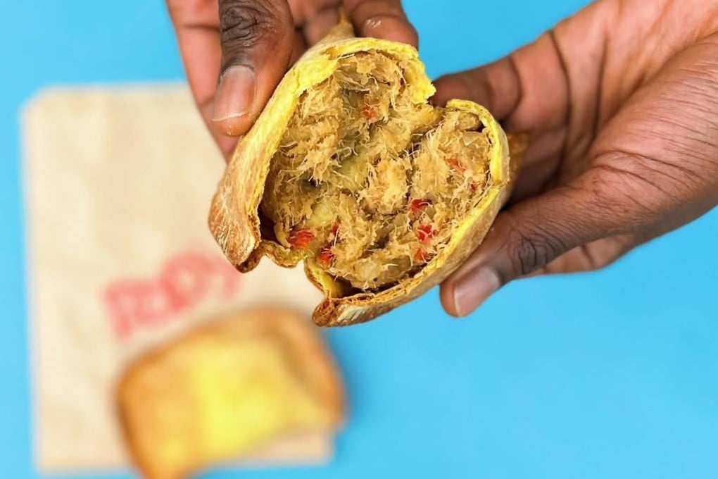 The Bacalao Patty at Pop’s Patties in New York. The restaurant specialises in upgraded versions of the Caribbean patties that have become a familiar feature of New York’s culinary landscape. Photo: Instagram/popspatties