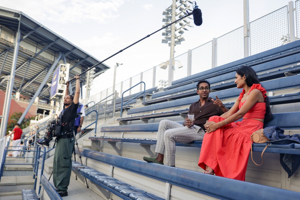 Game, Set, Matchmaker’s Prianca and Saad are filmed on a date at the 2025 US Open on August 19. Photo: AP