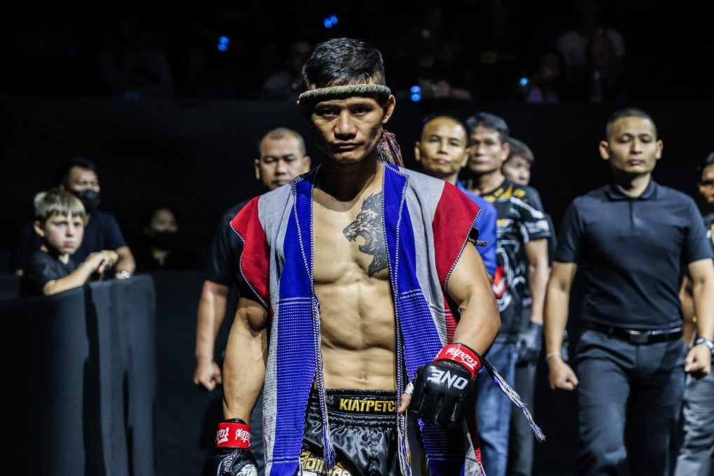 Suablack Tor Pran49 walks to the ring ahead of bout with Stefan Korodi at ONE Fight Night 18. Photo: ONE Championship