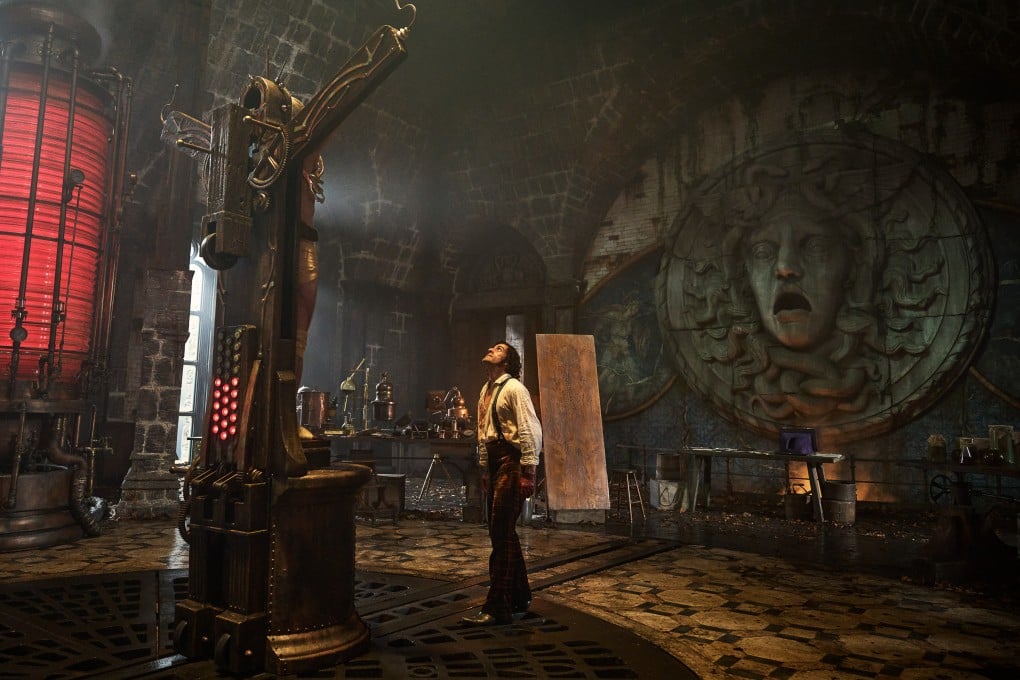 Oscar Issac in a still from Frankenstein, directed by Guillermo del Toro. Jacob Elordi and Christoph Waltz co-star. Photo: Ken Woroner/Netflix