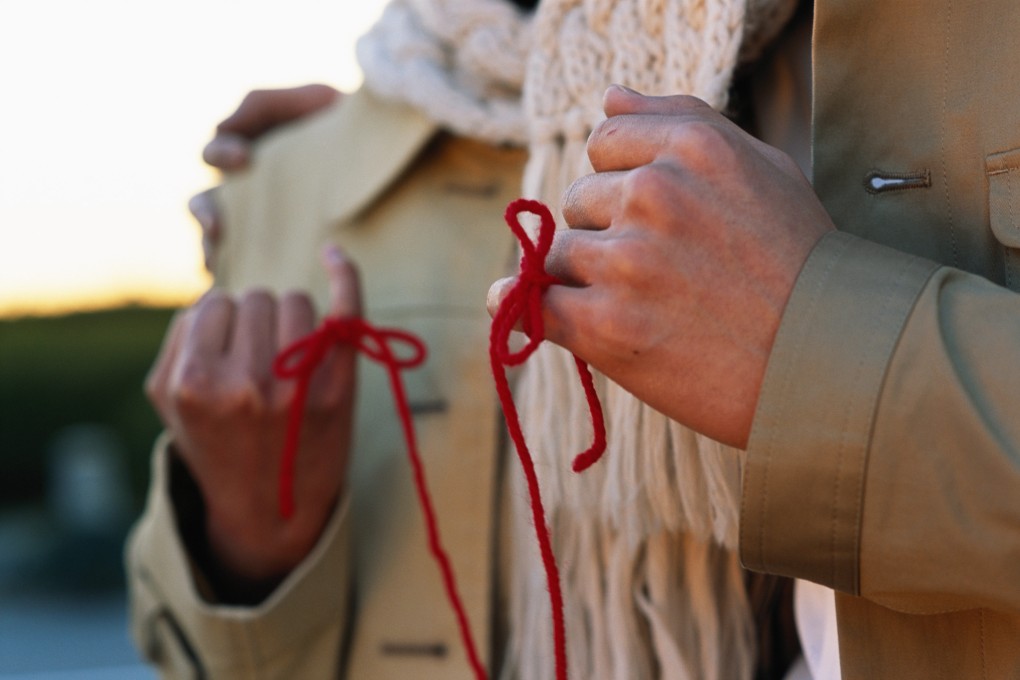 According to legend in China and across East Asia, a red thread connects soul mates and prevents them from posing each other. Photo: Getty Images
