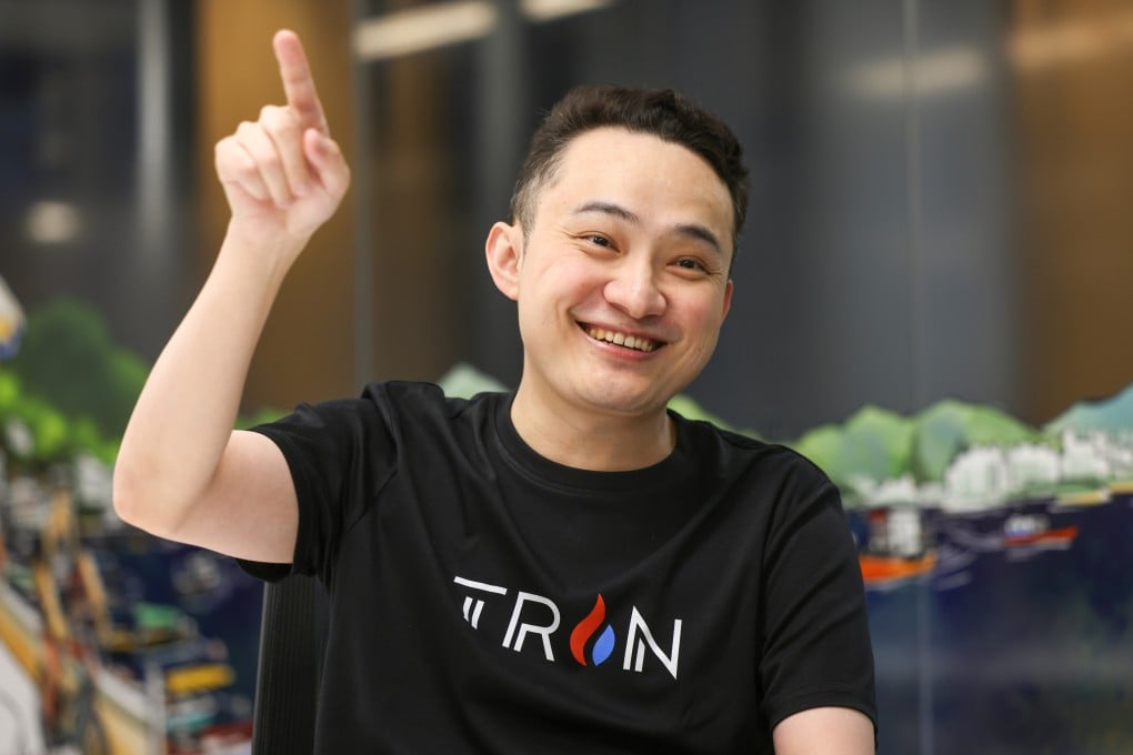Tron blockchain founder Justin Sun. Photo: Nora Tam