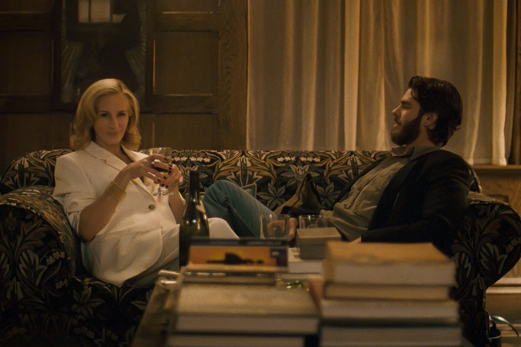 Julia Roberts and Andrew Garfield in a still from After the Hunt, directed by Luca Guadagnino. Ayo Edebiri co-stars. Photo: Courtesy of Amazon MGM Studios