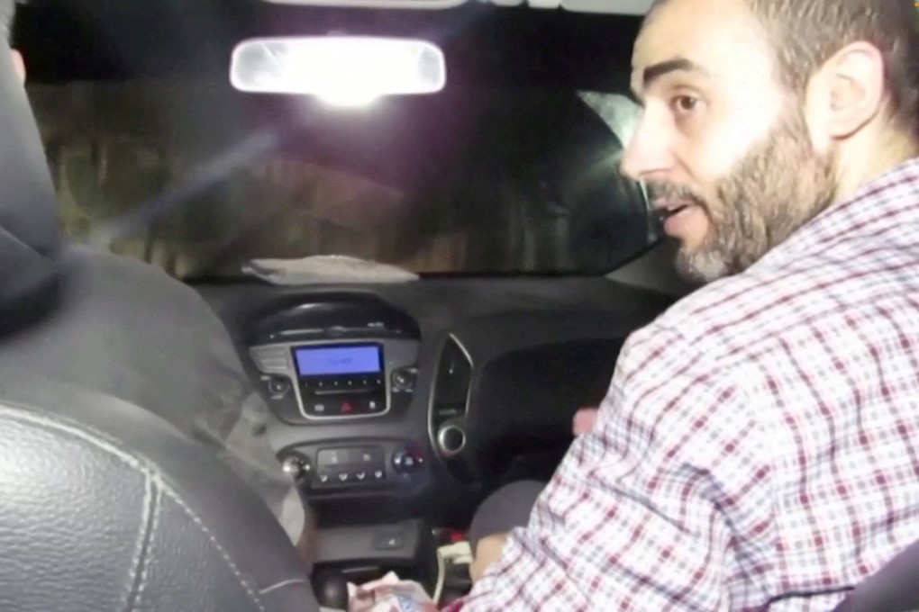 A screengrab shows, according to the Israeli army, Hamas Gaza chief Mohammed Sinwar, taken from a handout video released on December 17, 2023. Photo: Israeli army/Reuters