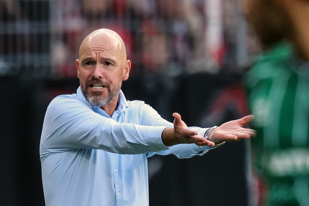 Erik ten Hag took over from Xavi Alonso at Bayer Leverkusen after the most successful period in the club’s history, but earned only one point from their opening two games. Photo: EPA