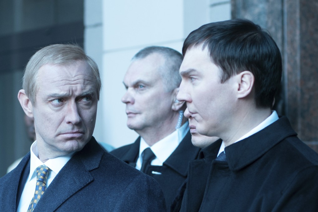 Jude Law as Vladimir Putin in The Wizard of the Kremlin. Photo: Cinetic Media via AP