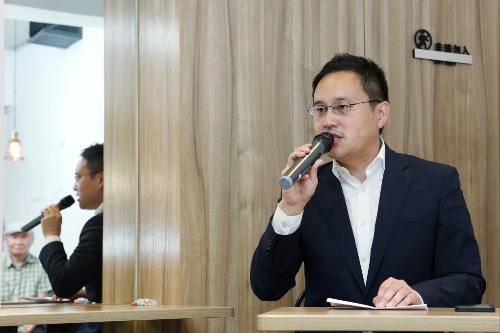 Taipei City councillor Chao Yi-hsiang is one of two new appointees to Taiwan’s National Security Council. Photo: CNA