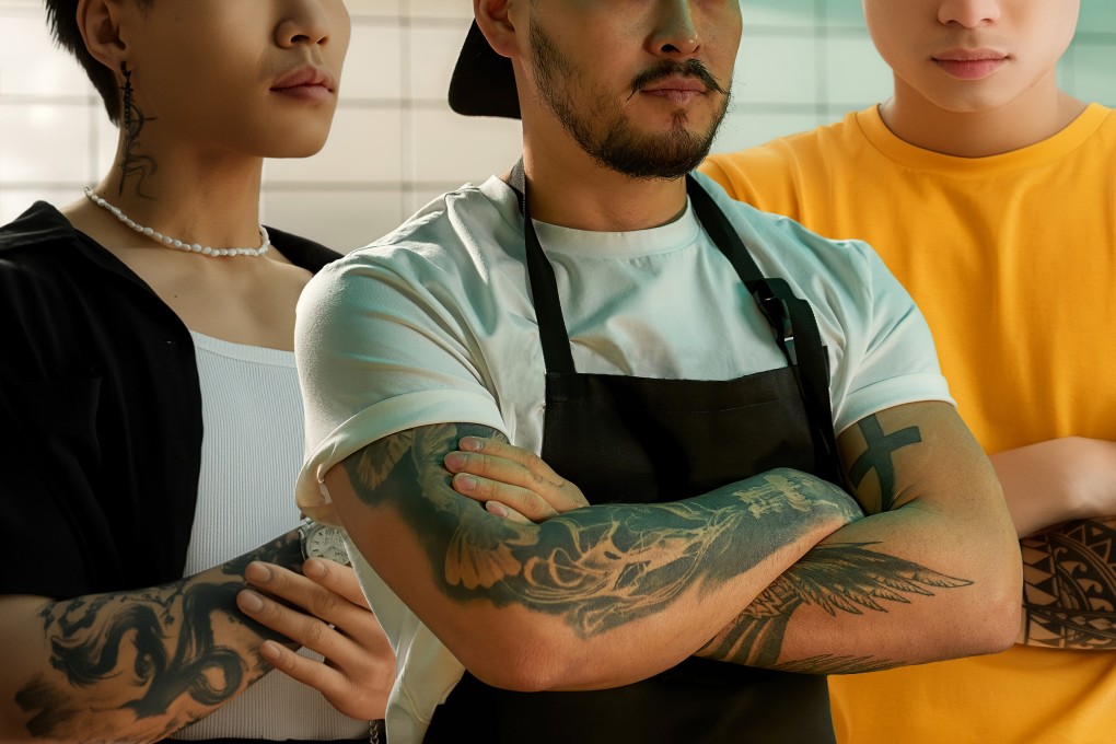 A so-called scary person rental service is gaining popularity in Japan. It enables people to rent menacing-looking tattooed men to help resolve a range of personal problems. Photo: SCMP composite/Shutterstock