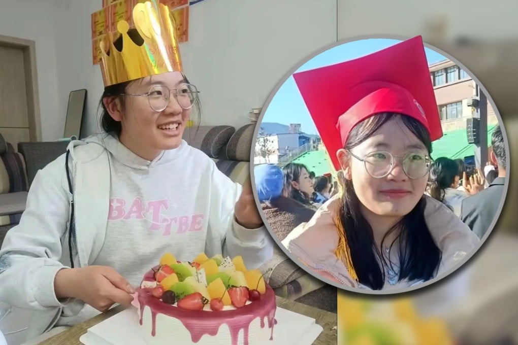 An 18-year-old girl in China who was accepted to medical school in the southwest of the country has died in a road accident while picking up deliveries. Photo: SCMP composite/Douyin