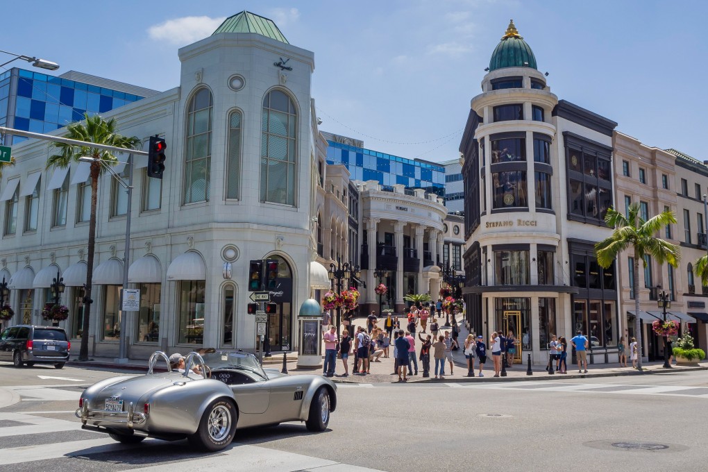 Rodeo Drive in Los Angeles is one of the world’s most exclusive retail streets, in the same league as Madison Avenue and Fifth Avenue in Manhattan and the Miami Design District, one expert says. Photo: Shutterstock