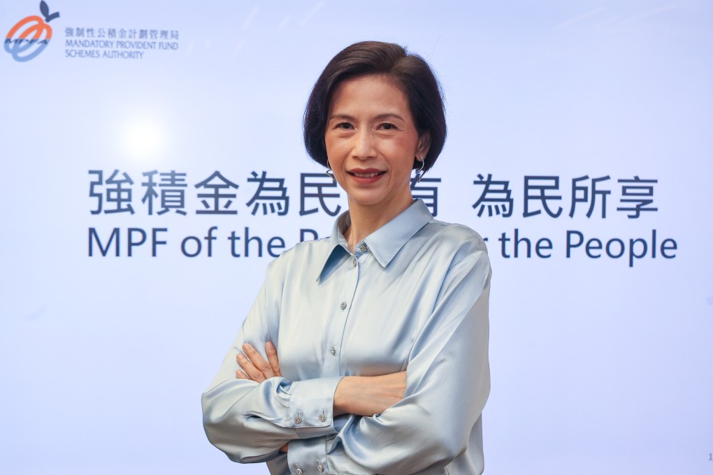 Mandatory Provident Fund Schemes Authority chairwoman Ayesha Macpherson Lau. Photo: Edmond So