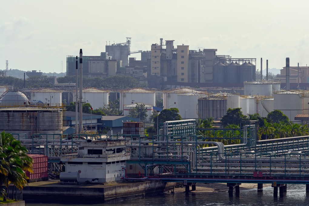 An industrial port in Johor. Earthquakes hit Yong Peng, Kluang, Batu Pahat and Segamat in Johor in August, prompting calls for higher building safety standards. Photo: Shutterstock