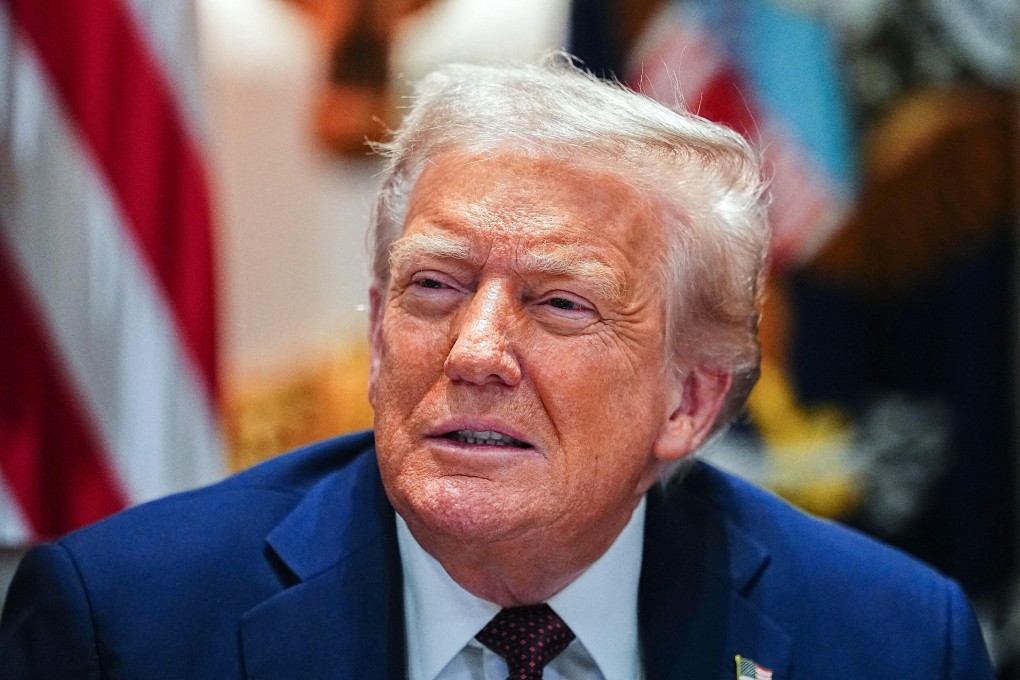 U.S. President Donald Trump during a cabinet meeting at the White House on August 26. Photo: TNS