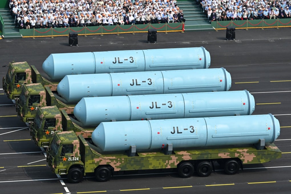 The JL-3 is a third-generation intercontinental-range, submarine-launched ballistic missile. Photo: Xinhua