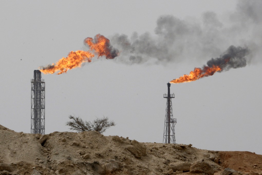 An Iranian oil facility is seeon on Khark Island in the Persian Gulf in March 2017. Photo: TNS
