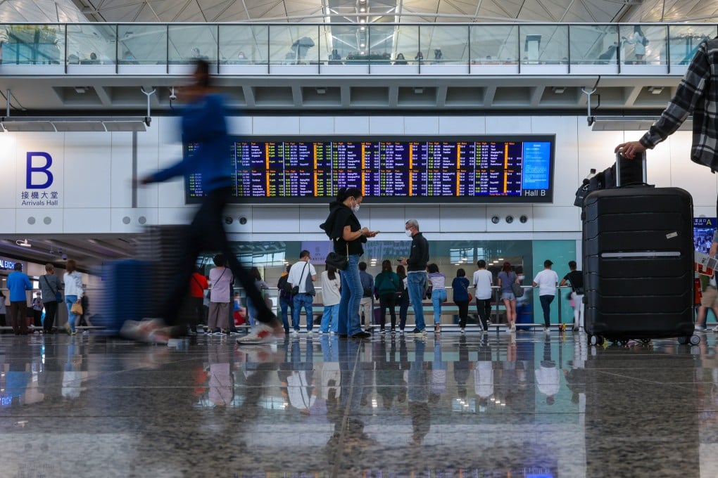 Passengers at the Hong Kong International Airport in Chek Lap Kok. Photo: Yik Yeung-man