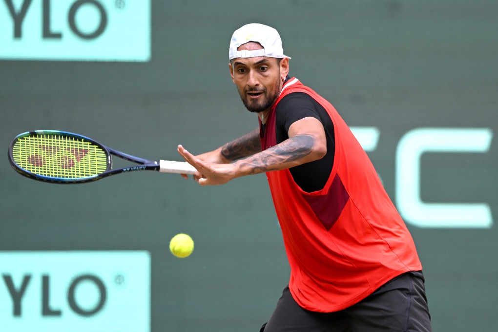 Nick Kyrgios could play women’s world No 1 Aryna Sabalenka in Hong Kong in January. Photo: dpa