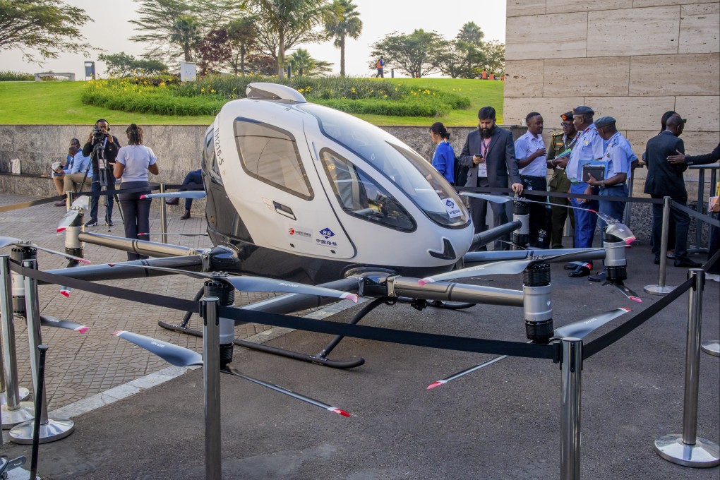 Air Taxi Listrik Tanpa Pilot Made in China Uji Terbang Perdana di Rwanda