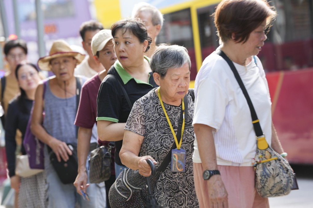 Commuters on a Mong Kok street on September 2. Hong Kong’s high life expectancy has been attributed to relatively high income levels, readily available medical care, social safety nets and a healthy diet and lifestyle. Photo: Jelly Tse