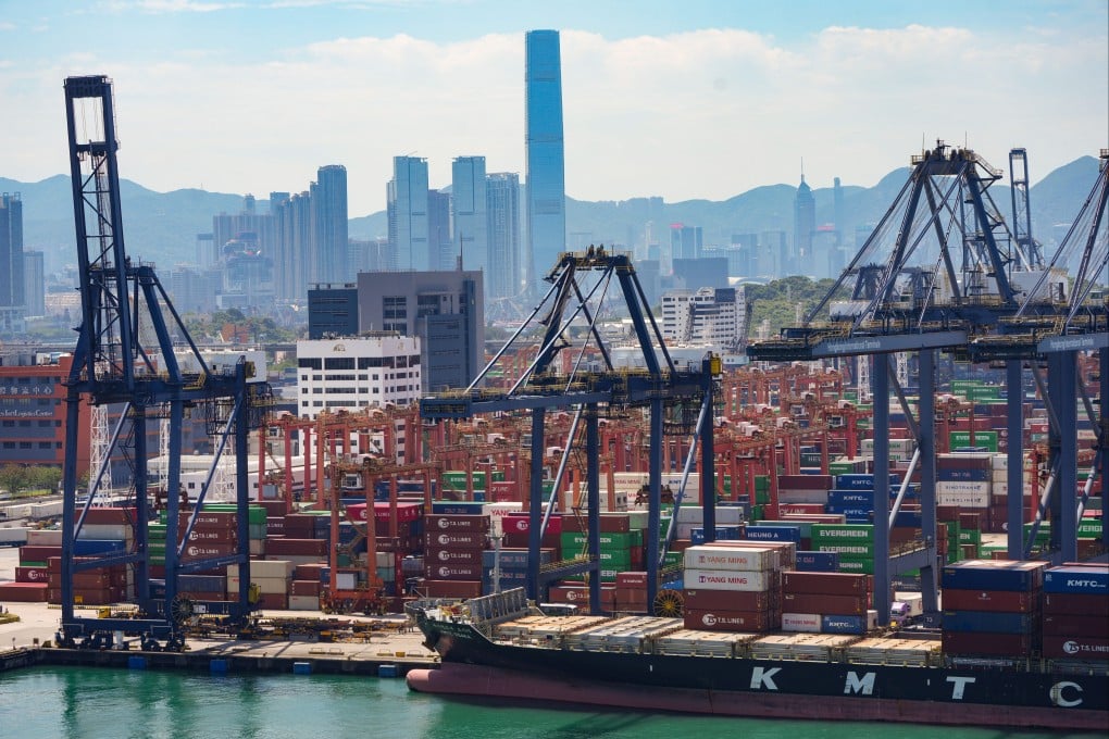 A view of Kwai Tsing Container Terminals in Kwai Chung, seen on May 12. Hong Kong is the world’s eighth-largest exporter, just behind Italy and ahead of France. Photo: Sam Tsang