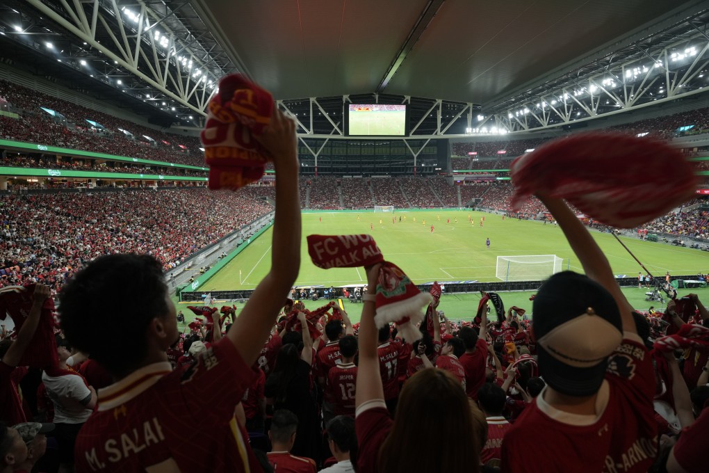 Liverpool fans watch the match against AC Milan during the Hong Kong Football Festival at Kai Tak Stadium in July. Photo: Sam Tsang