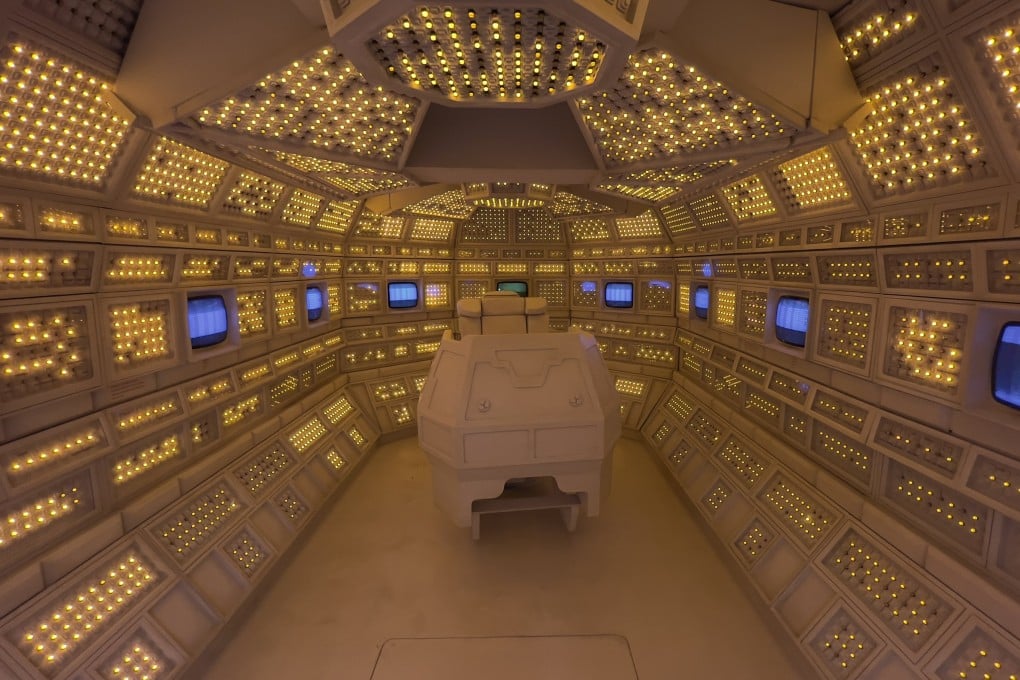 A communications room built for the film “Alien: Earth”. Photo: Living Films