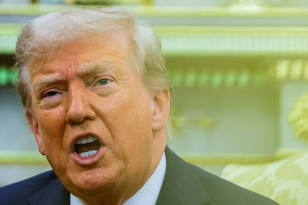 US President Donald Trump during a White House meeting Wednesday. Photo: Reuters