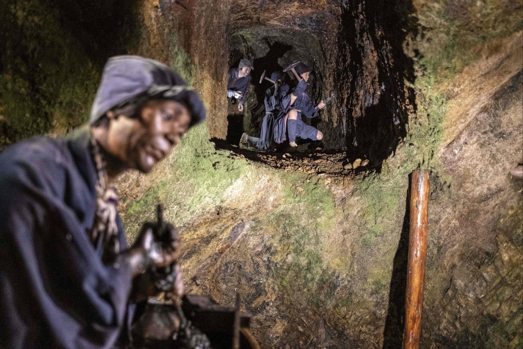 Mannequins inside the Sohdayu mine on Sado Island in Japan’s Niigata prefecture. The Sado Island gold mines were added to Unesco’s World Heritage register in July 2024. Photo: AFP