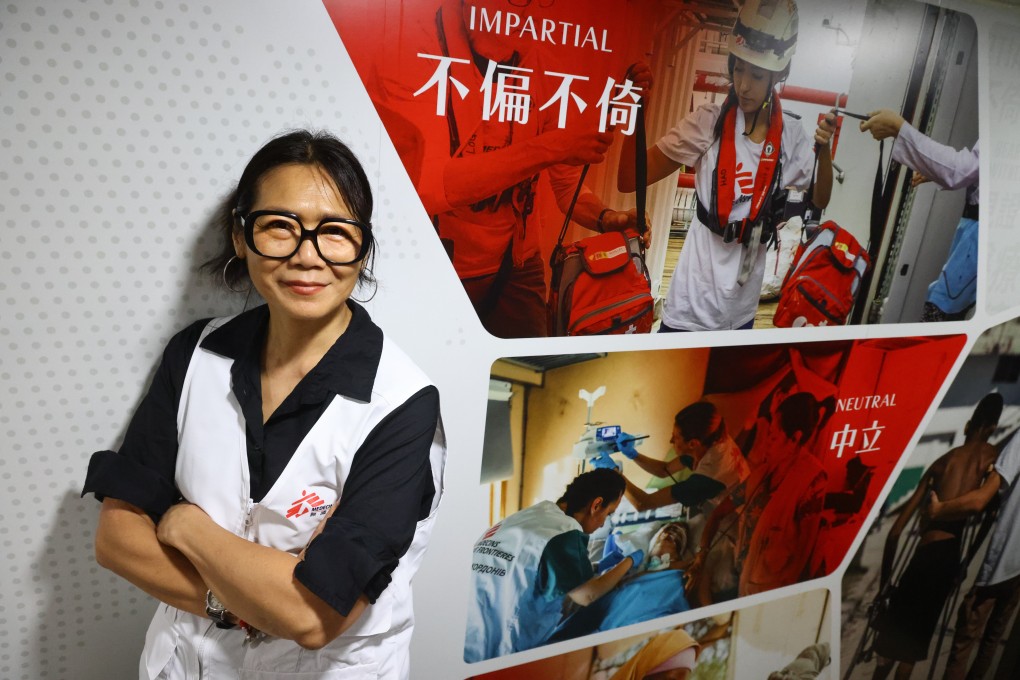 Dr Maria Guevara, international medical secretary of Medecins Sans Frontieres, at the NGO’s Hong Kong office in Sai Wan. Photo: Dickson Lee