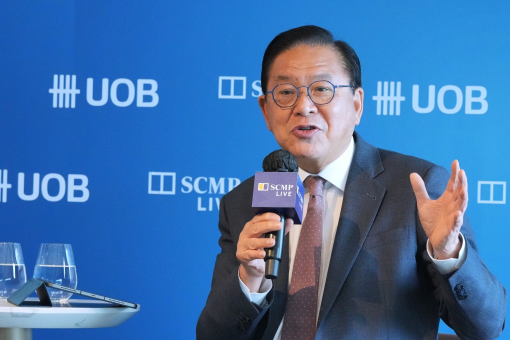 Lawmaker Jeffrey Lam made the case for investing in Hong Kong at the Post’s Hong Kong-Asean Summit on Tuesday. Photo: May Tse