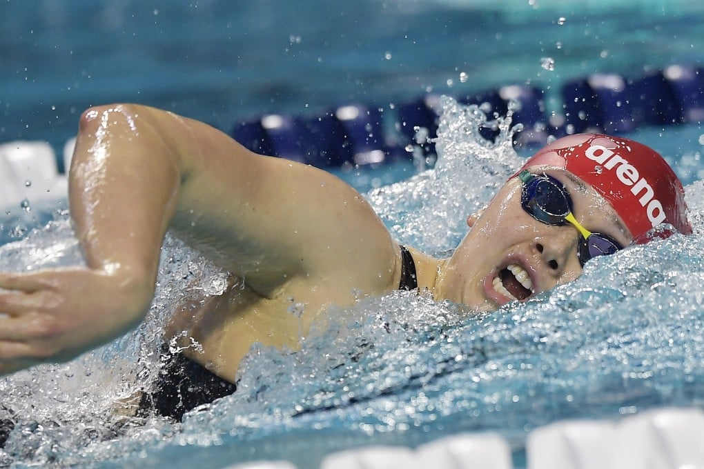 Siobhan Haughey in action for the DC Trident team in the International Swimming League competition at College Park in the US in November 2019. Photo: AP