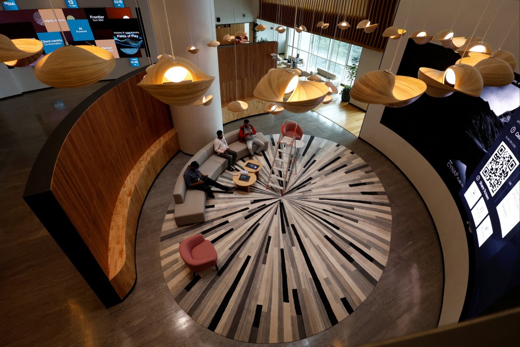 The innovation lab inside the premises of India’s information technology company Wipro in Bengaluru, India, on August 13. India now has four innovation clusters, including Bengaluru, in the top 100 of the WIPO list. Photo: Reuters