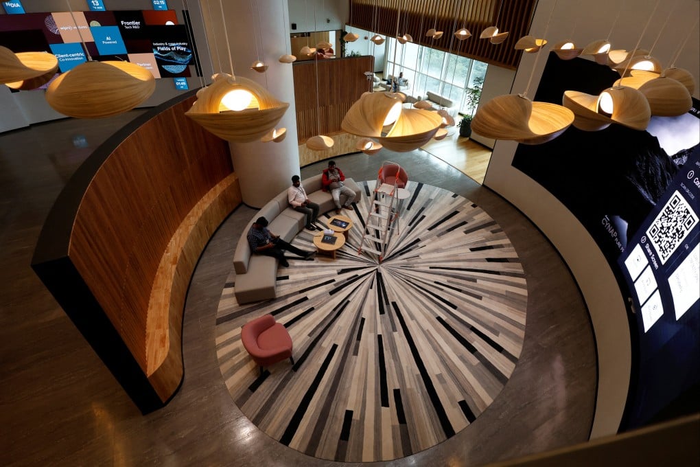 The innovation lab inside the premises of India’s information technology company Wipro in Bengaluru, India, on August 13. India now has four innovation clusters, including Bengaluru, in the top 100 of the WIPO list. Photo: Reuters